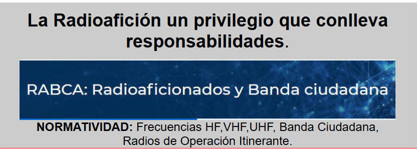 RABCA RADIOAFICIONADOS  MINTIC